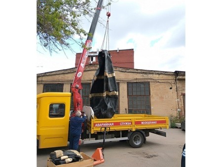 Пневматическое заглушающее перекрытие LAMPE тип 1-1000, с уплотнением и байпасом,применение Пневматическое заглушающее перекрытие LAMPE тип 1-1000, с уплотнением и байпасом,применение